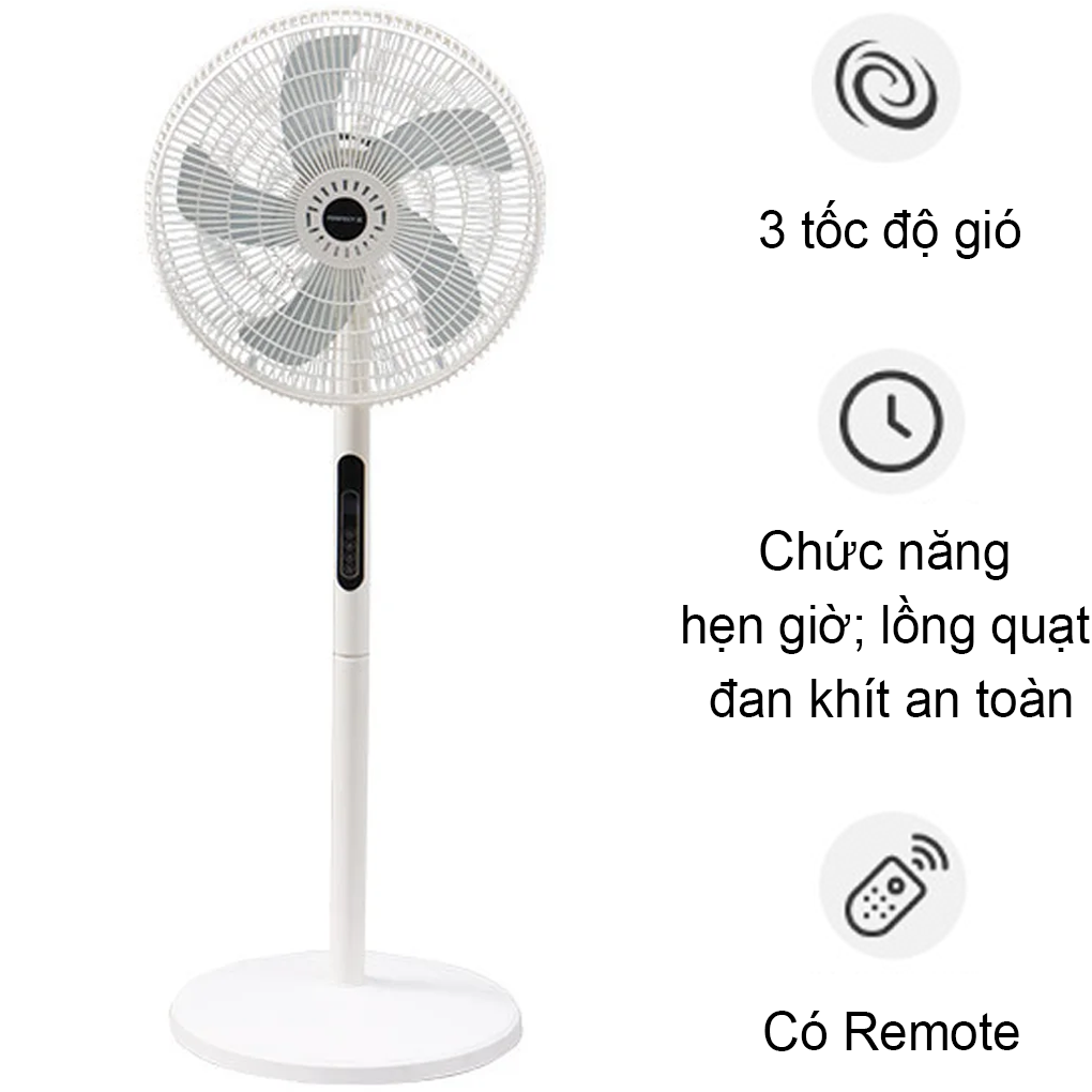 Quạt Đứng Có Remote Điều Khiển Perfect PF-QD310