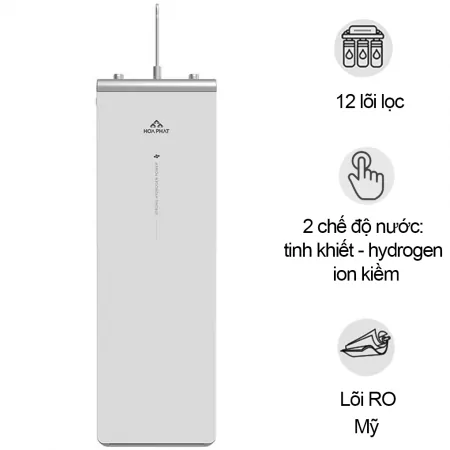 M&aacute;y Lọc Nước Hydrogen Ion Kiềm RO HyperS HPA855 12 L&otilde;i
