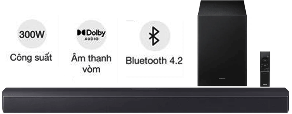 Bộ Loa Thanh Samsung HW-B450F/XV 300W