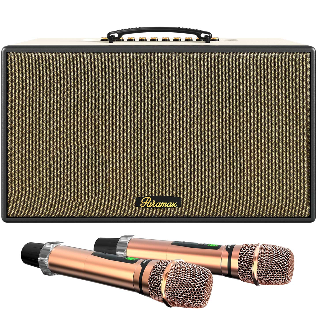 Loa Karaoke Di Động Xách Tay Paramax Aura (Cream Leather)