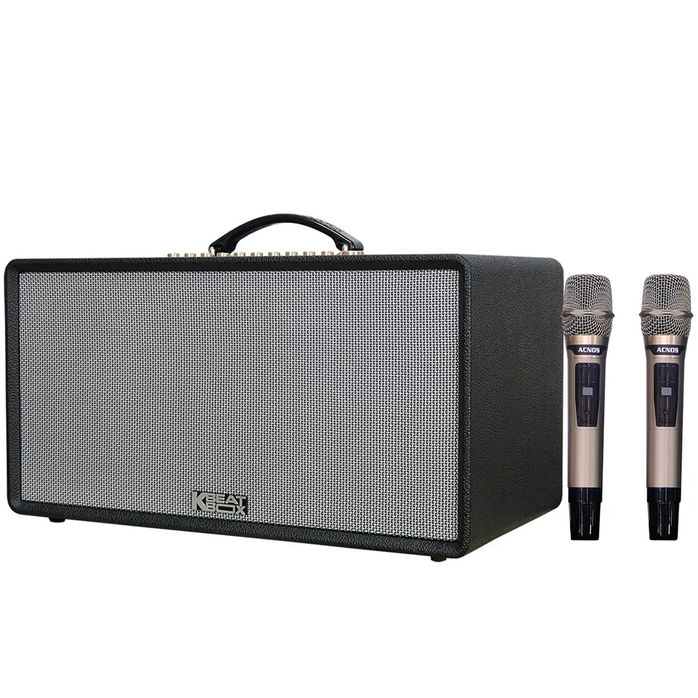 Loa Karaoke Xách Tay Acnos FLAC 36 (Màu Đen)  (Sản phẩm trưng bày)