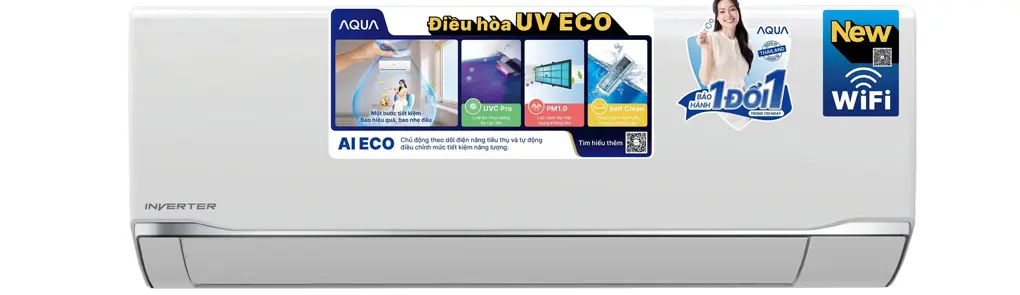Máy Lạnh AQUA Inverter 2 Hp AQA-RV18TA