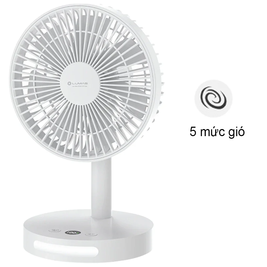 Quạt Để Bàn Lumias LM-36W Màu Trắng