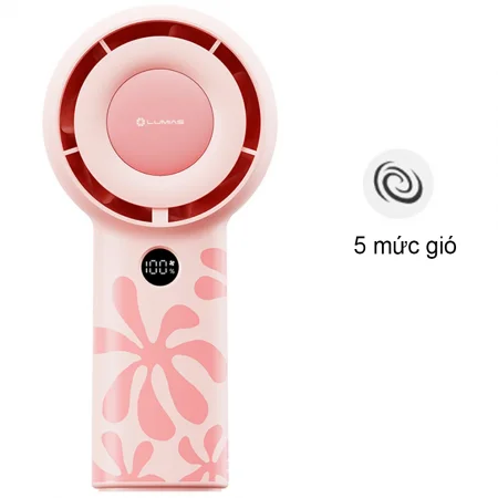 Quạt Tích Điện X6 PRO Màu Hồng