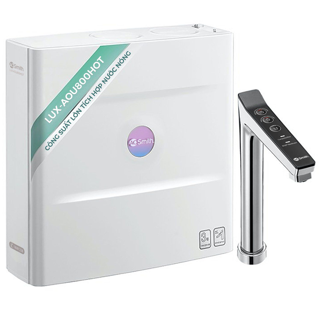 Máy Lọc Nước Đặt Gầm Công Suất Lớn A. O. Smith ROSS™ LUX-AOU800HOT