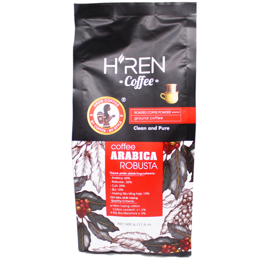 Cà Phê H'Ren Robusta 500g