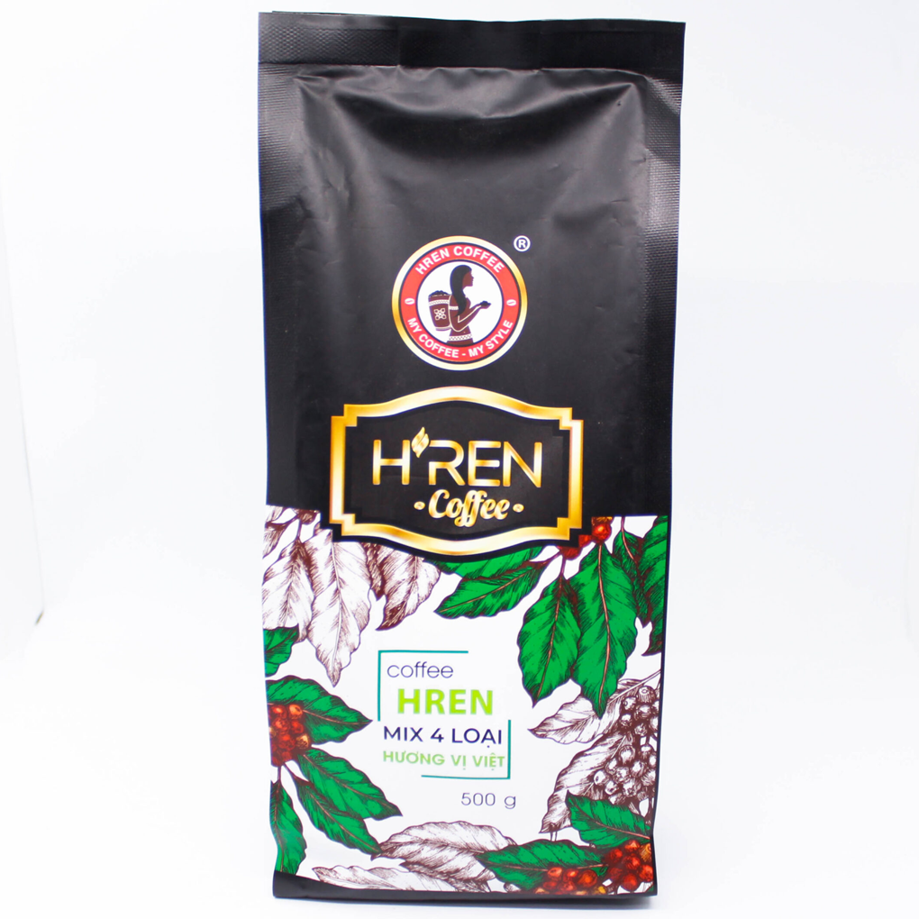 Cà Phê H'Ren Mix 4 Loại 500g