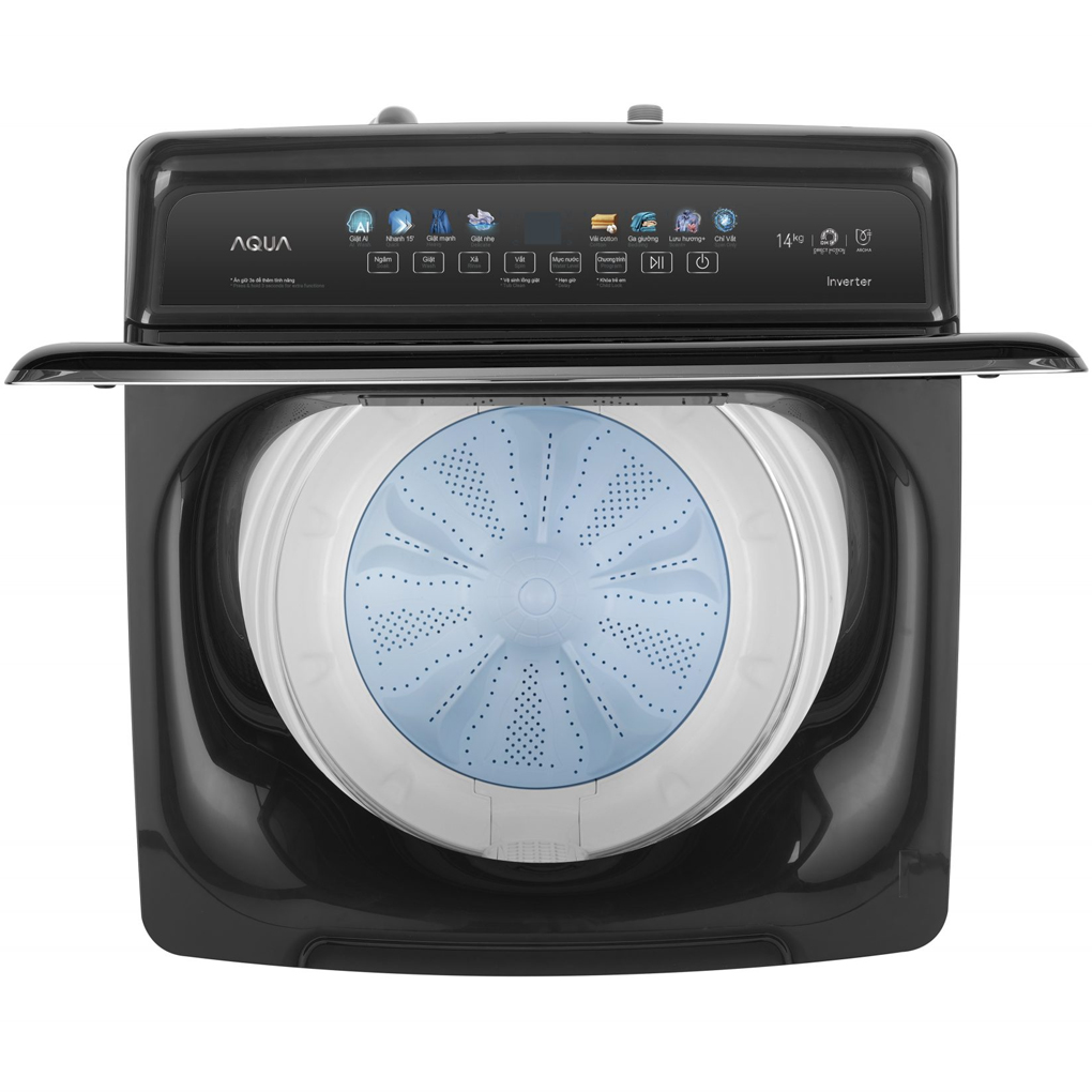 Máy giặt Aqua AWM14-B2158L(B) - hình ảnh thực tế Máy giặt Aqua AWM14-B2158L(B) - hình ảnh thực tế