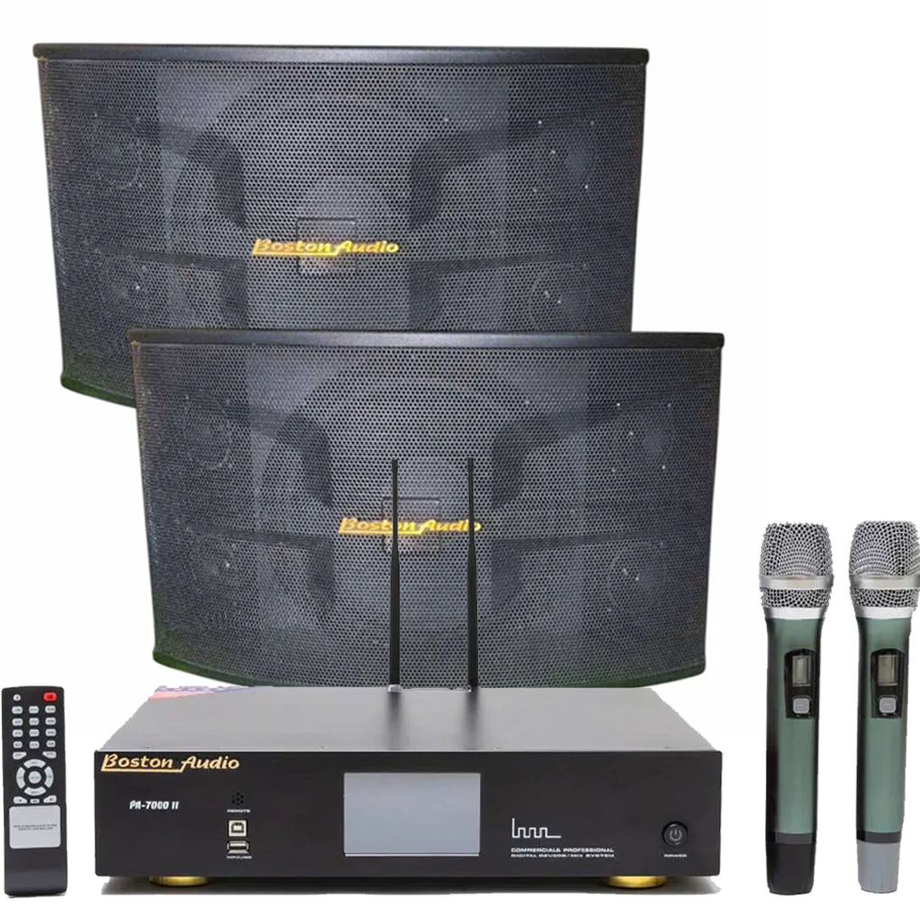 Combo Bộ Dàn Âm Thanh Boston Audio Ampli 3 IN 1 BOSTON AUDIO BA 7000 II Và Loa Thùng Boston Audio BA-500V