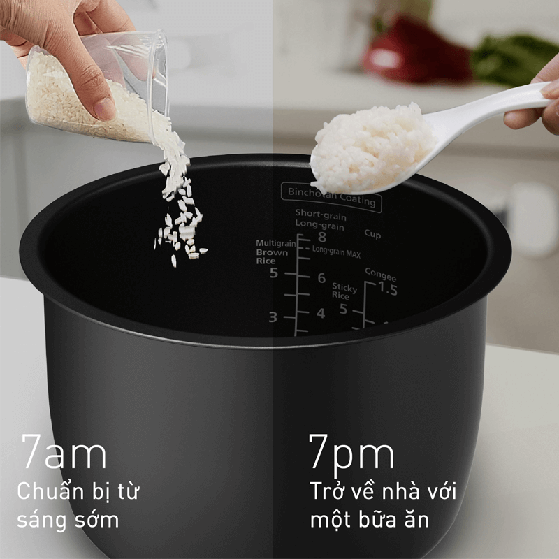 Nồi Cơm Cao Tần Panasonic SR-HFL153WRA 1.5 Lít 13
