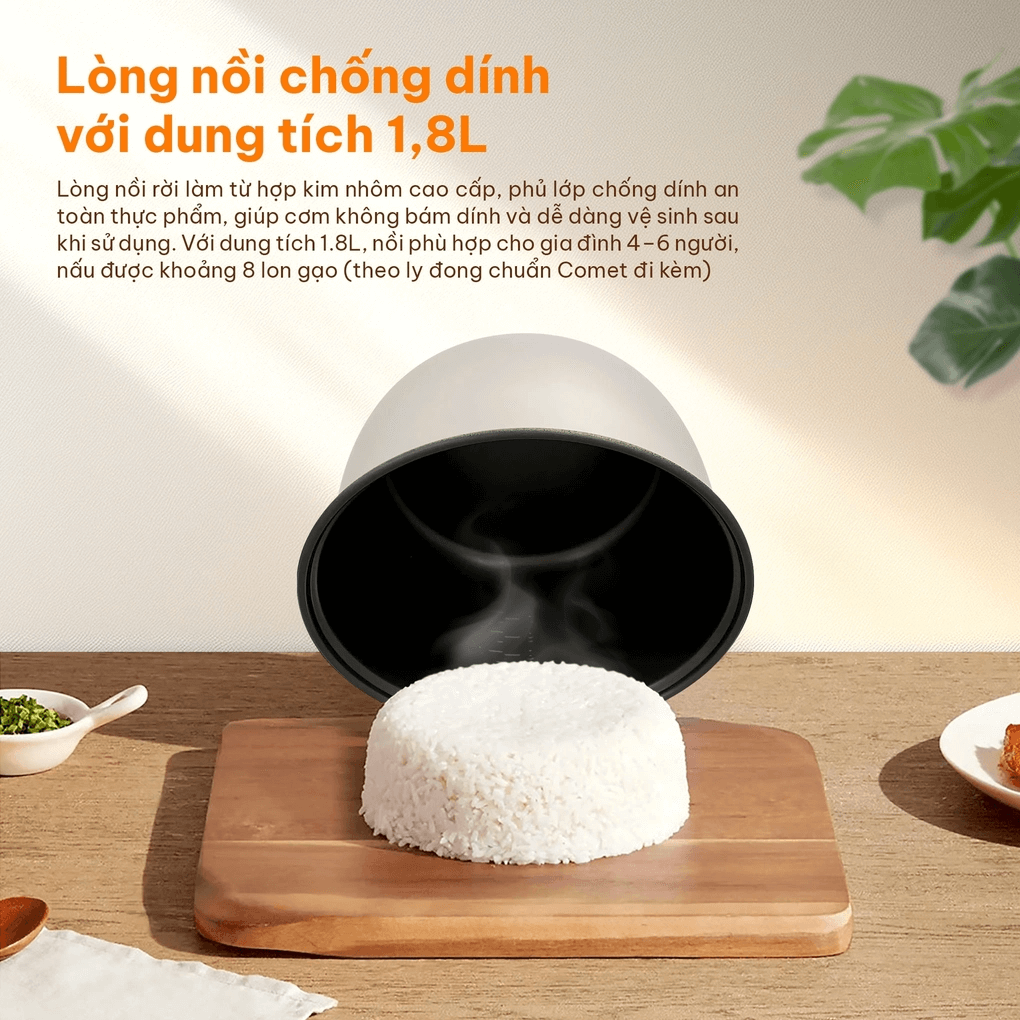 Nồi Cơm Điện Comet CM8015 1.8 Lít 3