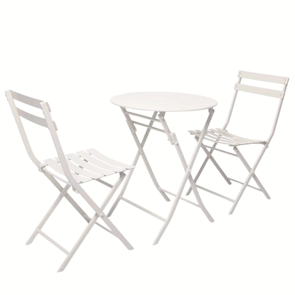 Bộ Bàn Xếp Garden ECOMTC Trắng