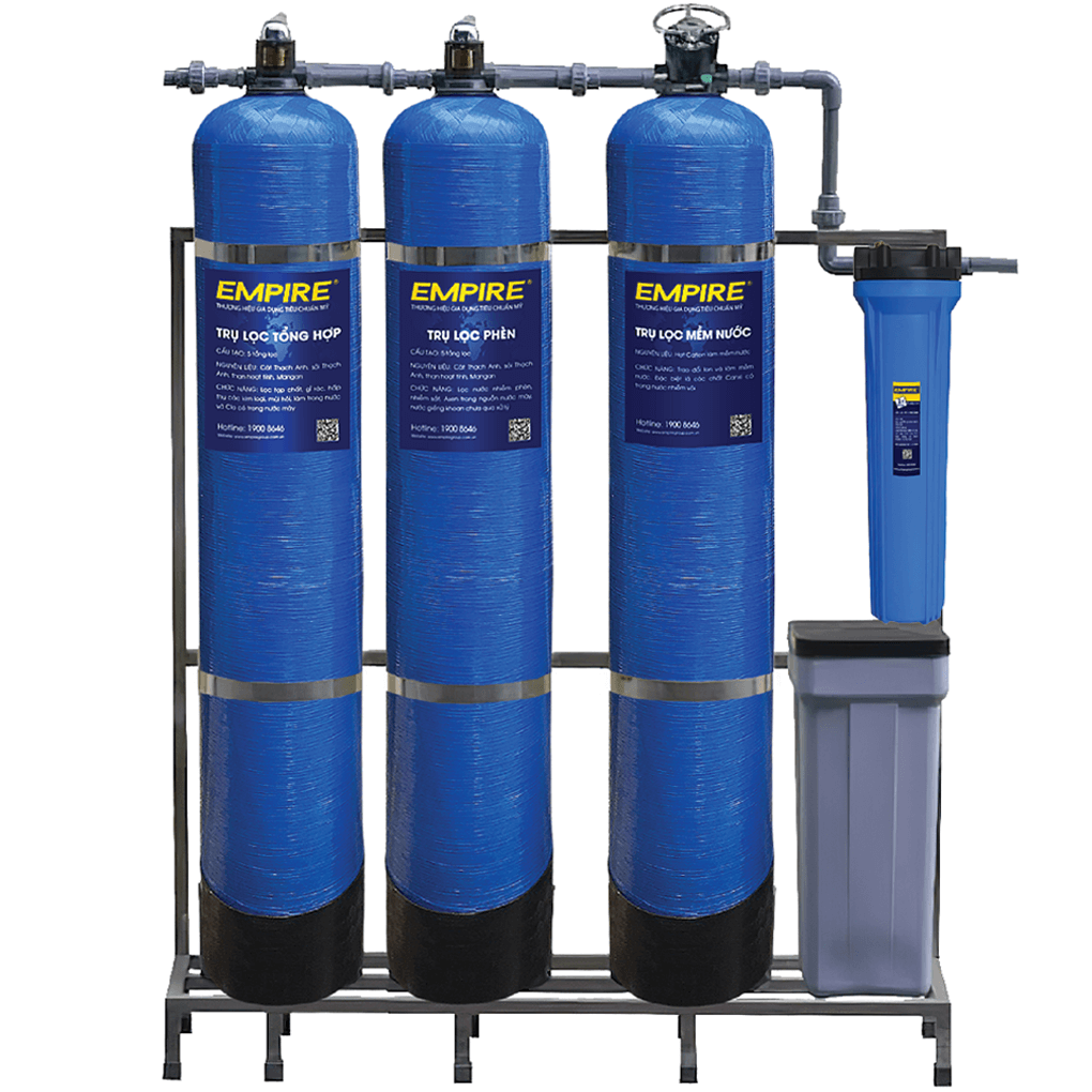 Bộ Lọc Nước 3 Trụ Lọc Cơ Empire E-CPS03-C