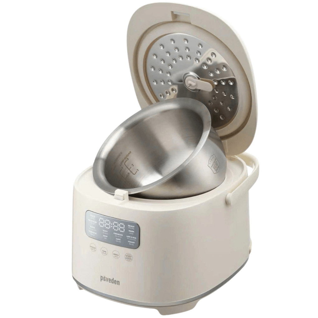 Nồi Cơm Điện Tử 3D Tách Đường Paveden Retro PR-3D12LSBE 1.2 Lít 8