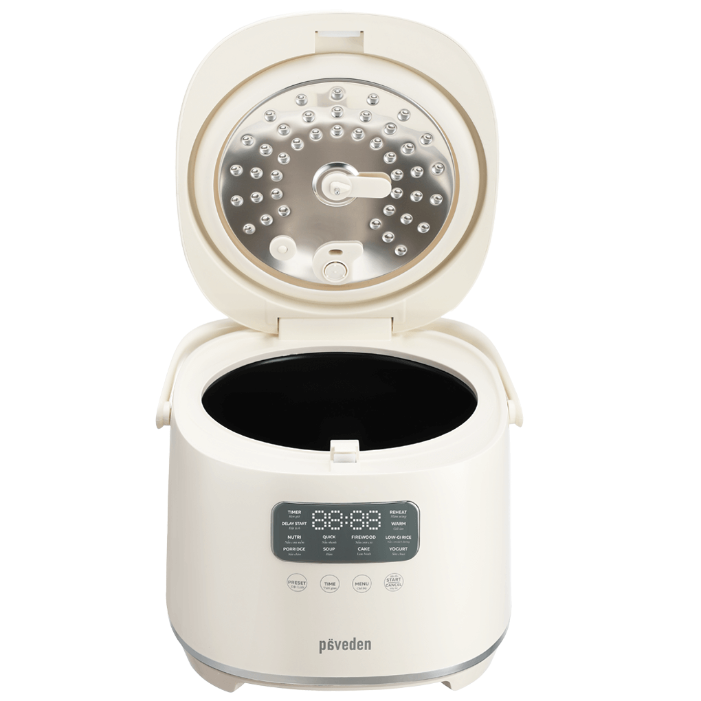 Nồi Cơm Điện Tử 3D Tách Đường Paveden Retro PR-3D12LSBE 1.2 Lít 6