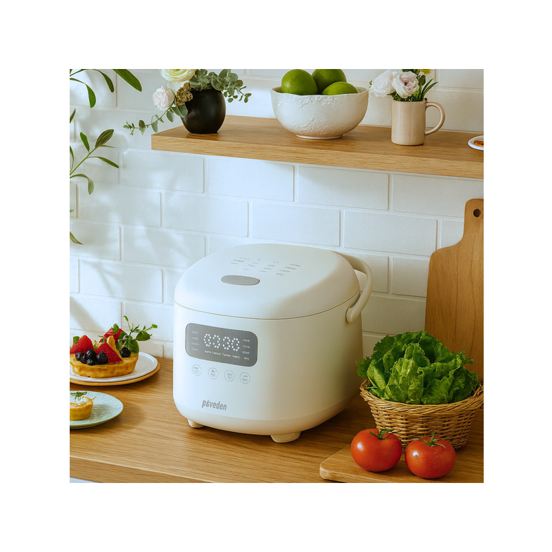 Nồi Cơm Điện Tử 3D Lòng Nồi Inox Paveden Retro PR-3D18BE 1.8 Lít 9