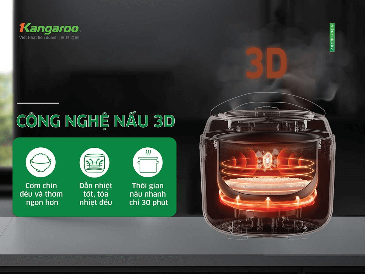 Nồi Cơm Điện Kangaroo KGRC18M3 1.8 Lít 7