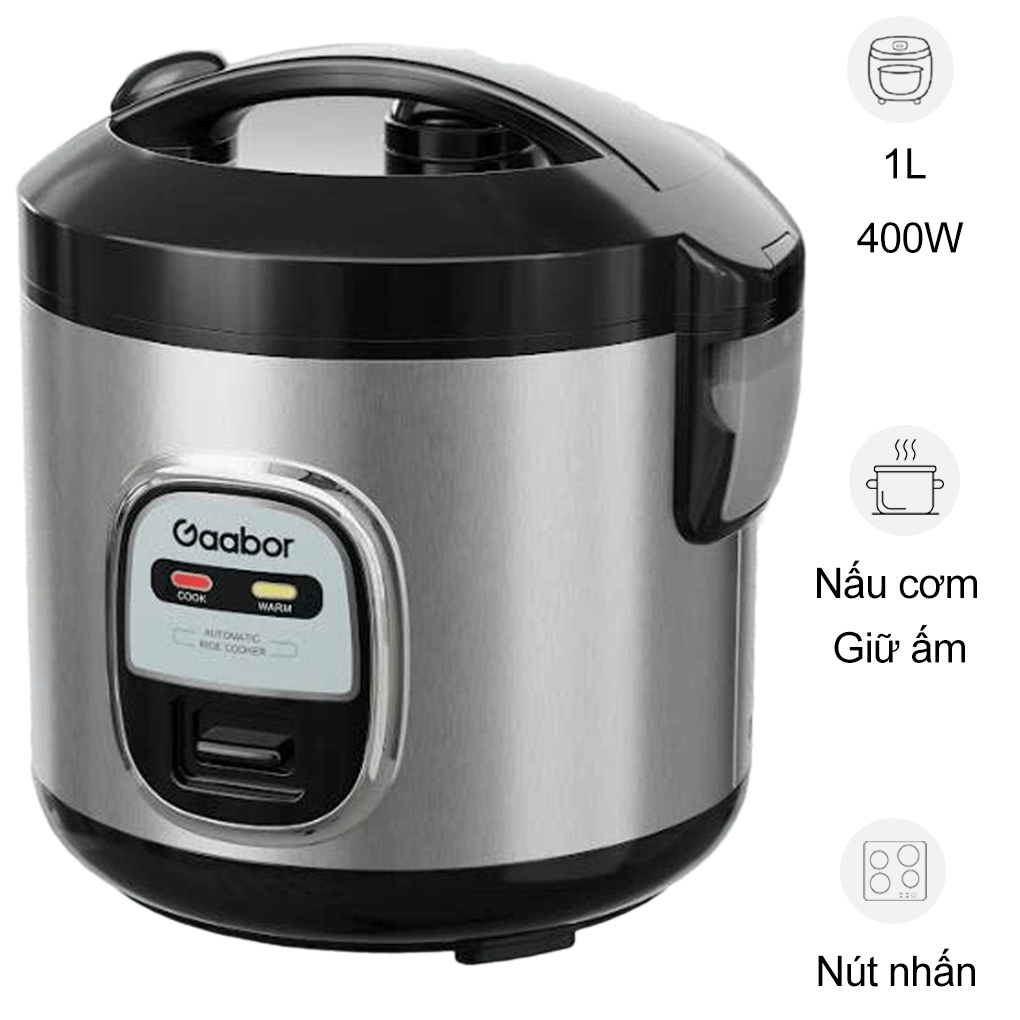 Nồi Cơm Điện Gaabor RC20M-YE01A 1 Lít