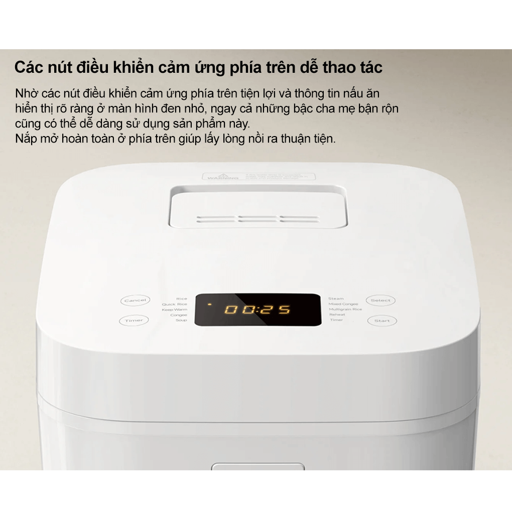Nồi Cơm Điện Xiaomi Multifunctional Rice Cooker (BHR9115VN) 4 Lít 11