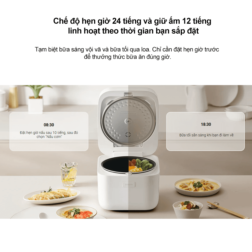 Nồi Cơm Điện Xiaomi Multifunctional Rice Cooker (BHR9115VN) 4 Lít 12