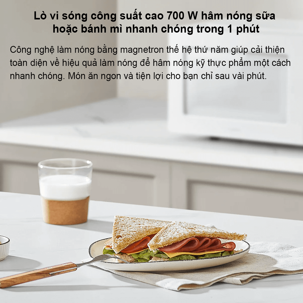 Lò Vi Sóng Xiaomi Microwave Oven EU (BHR7990EU) 20 Lít 4