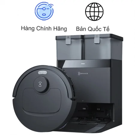Robot Hút Bụi Thông Minh Ecovacs T30C Prime Omni Màu Đen