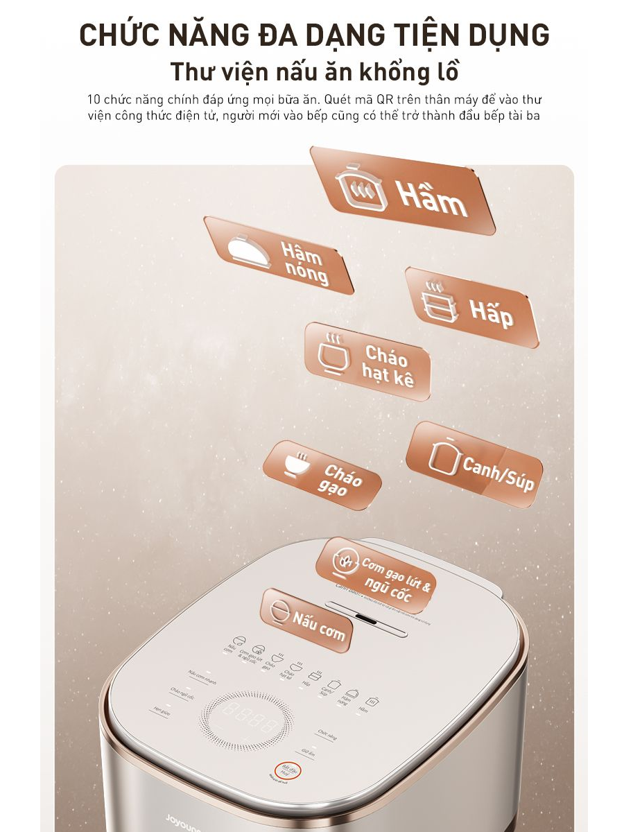 Nồi Cơm Điện Tử Joyoung JNRC-401 4 Lít 4