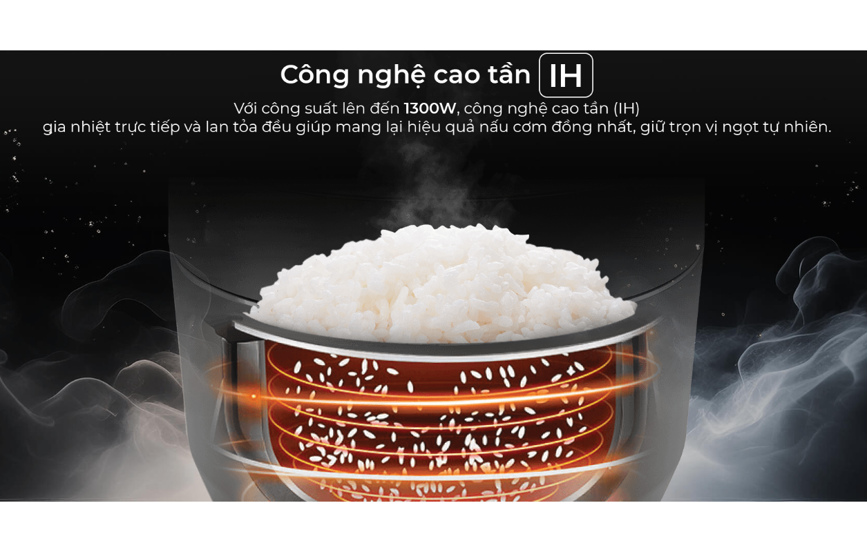 Nồi Cơm Điện Áp Suất Cao Tần Sharp KS-XW181V-S 1.8 Lít 7