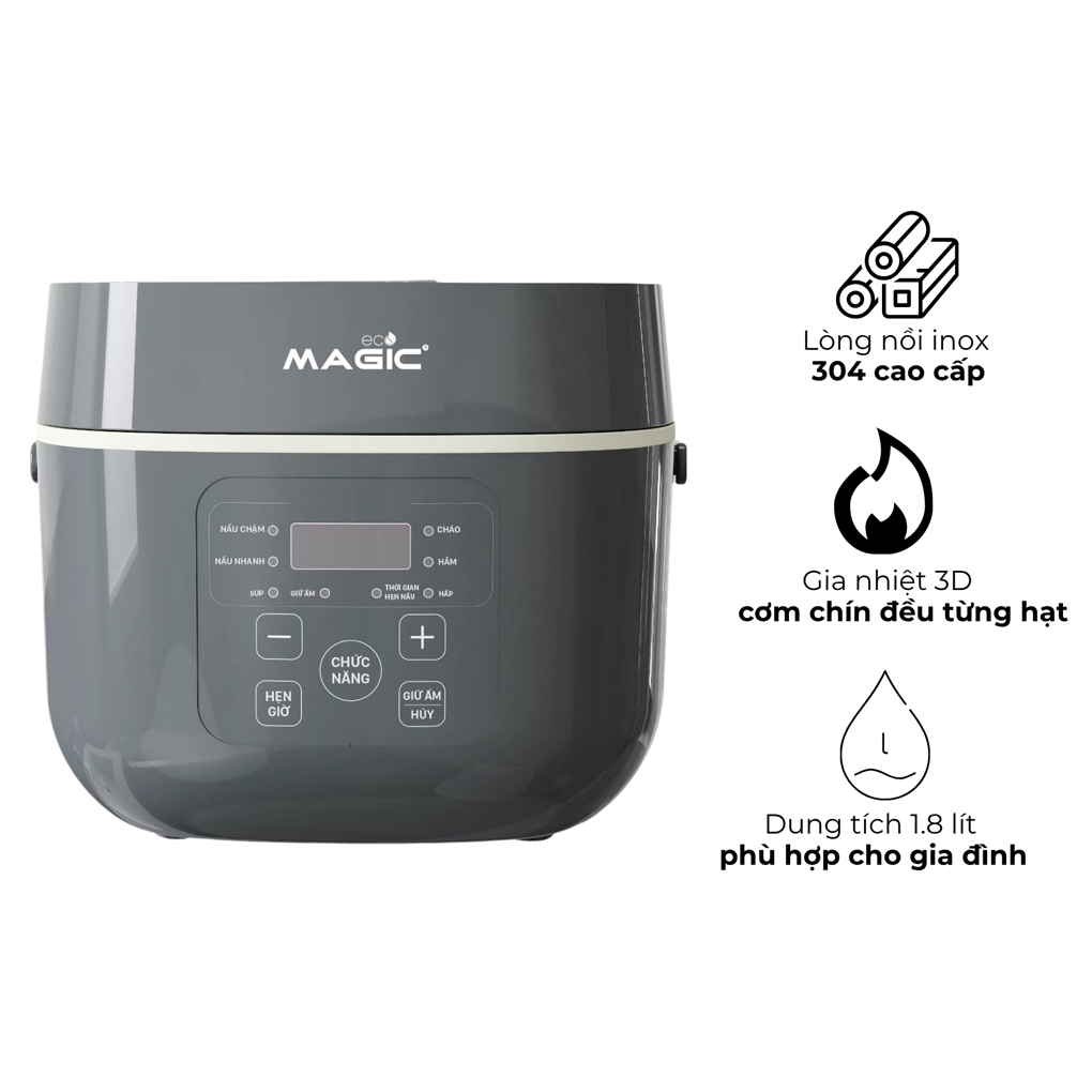 Nồi Cơm Điện Tử Magic AC-260 1.8 Lít 3