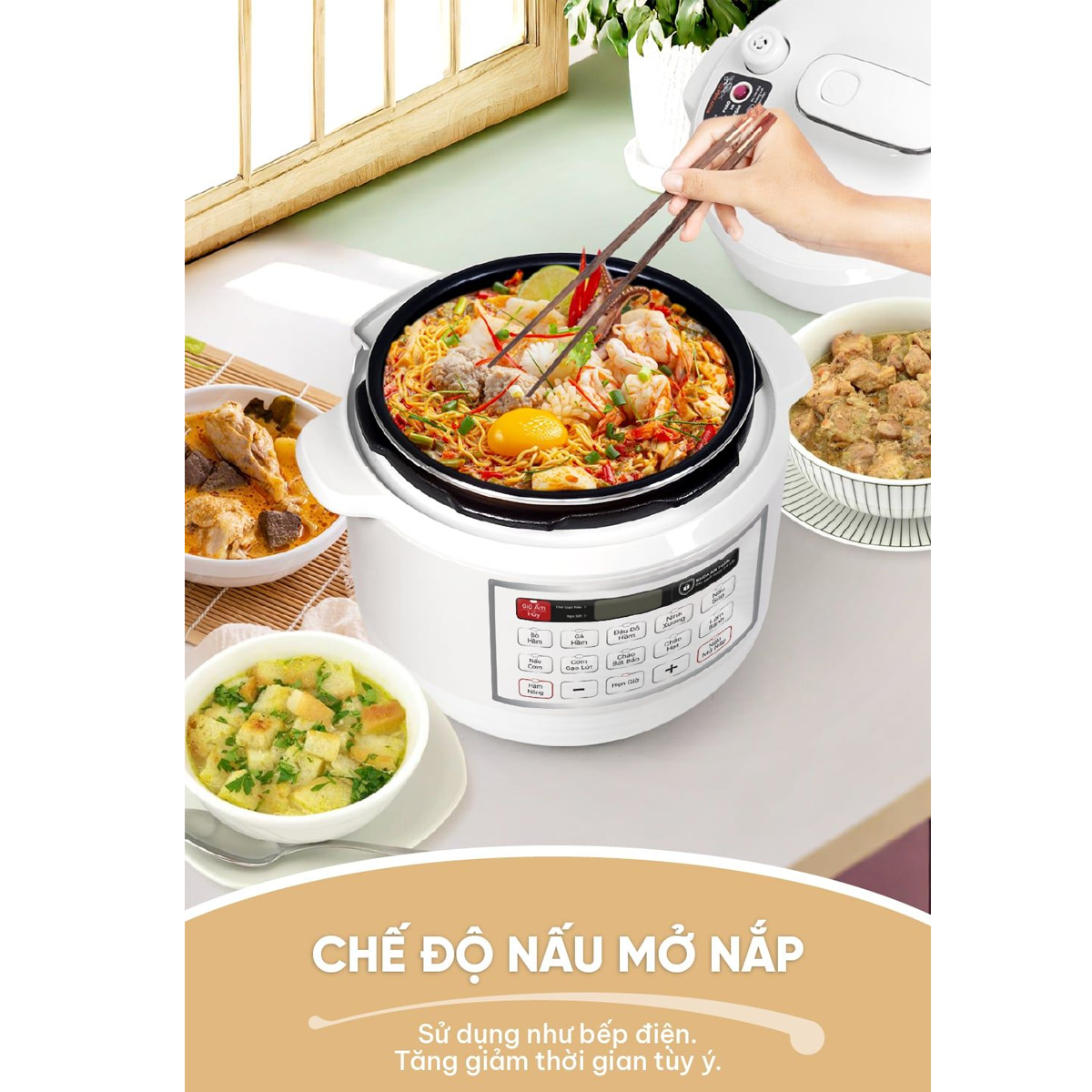 Nồi Cơm Áp Suất Masuto MSPC05 5.0 Lít 6