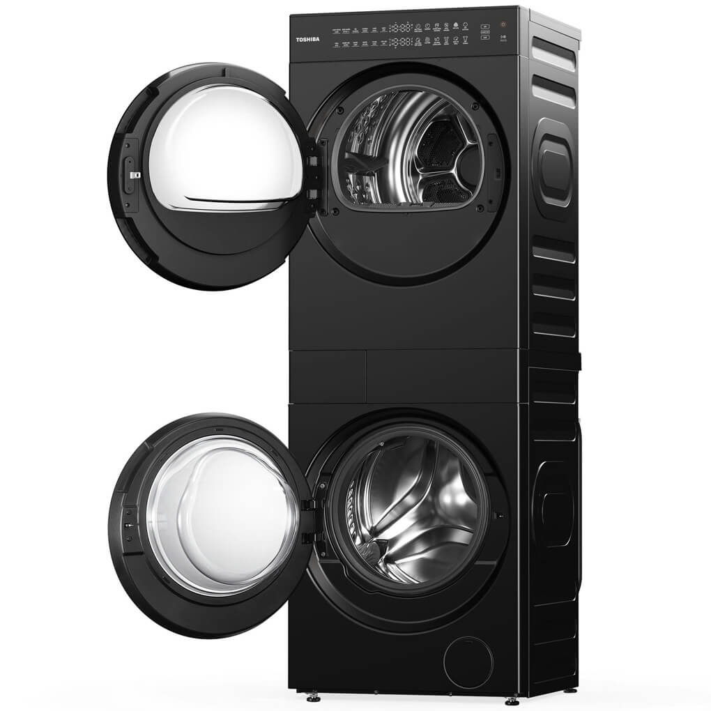 Tháp giặt sấy Toshiba TWD-T40BZP140MWV(KK) - hình ảnh thực tế Tháp giặt sấy Toshiba TWD-T40BZP140MWV(KK) - hình ảnh thực tế