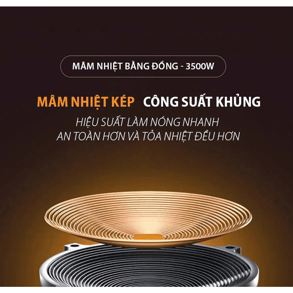 Bếp Từ Đơn Công Nghiệp Sowun SW 1235 3500W