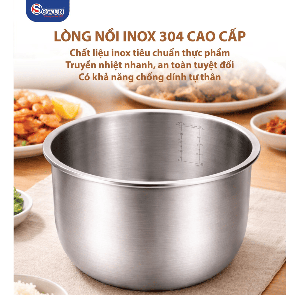Nồi Áp Suất Điện Sowun SW 683 2.0 Lít