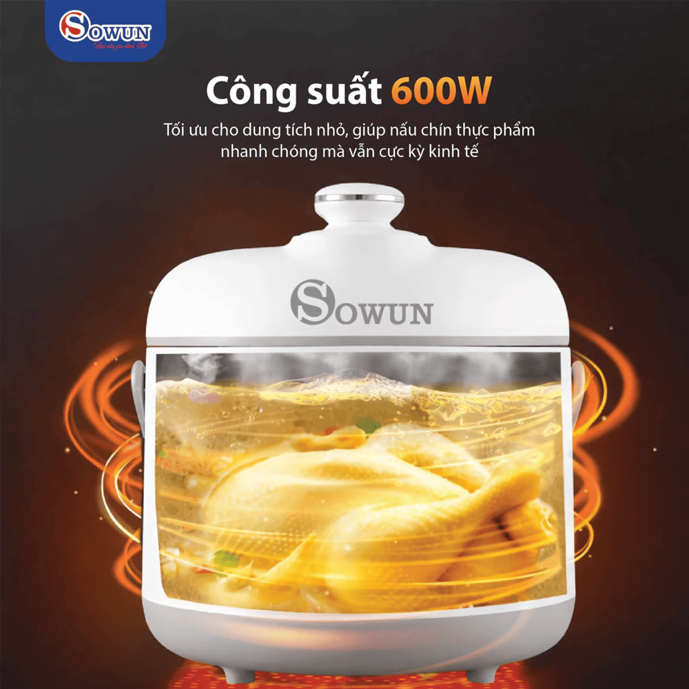 Nồi Áp Suất Điện Sowun SW 683 2.0 Lít
