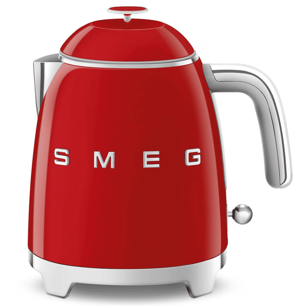 Ấm Đun Siêu Tốc Mini 0.8 Lít Smeg KLF05RDEU Màu Đỏ Bóng