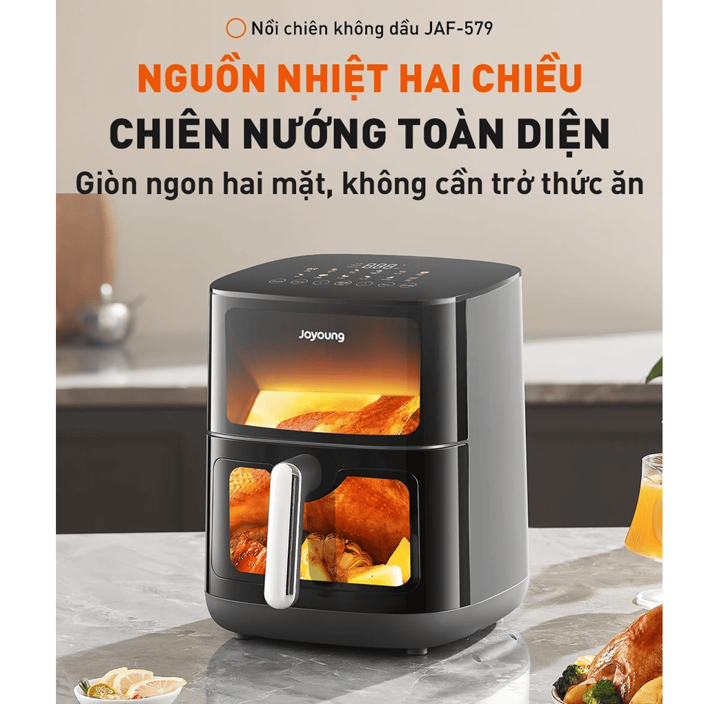 Nồi Chiên Không Dầu Joyoung JAF-579 Dung Tích 6 Lít