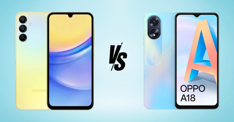 OPPO A18 vs Samsung A15: Smartphone Nào Đáng Mua Hơn?