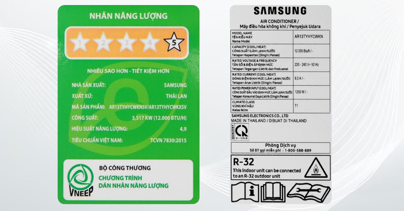 Mở rõ dấu hiệu trên điều hòa Samsung