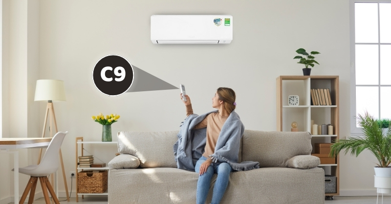 Cách khắc phục Lỗi C9 máy lạnh Daikin