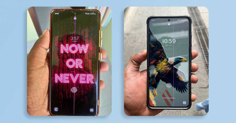 Điện thoại Samsung bị sọc màn hình: Nguyên nhân và cách sửa