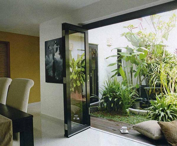 Tư vấn thiết kế nhà 56m² với tiểu cảnh cho không gian xanh mát