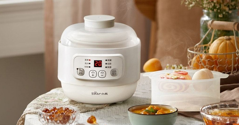 Cách khắc phục nồi nấu cháo chậm Bear báo lỗi E0 đơn giản tại nhà
