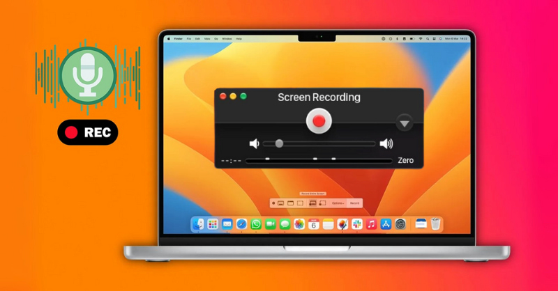 Cách quay màn hình MacBook có tiếng đơn giản, nhanh chóng