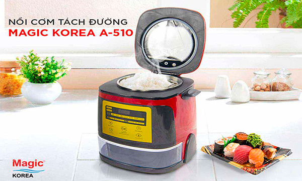 Nồi cơm t&aacute;ch đường A-510, hiệu Magic c&oacute; thật hữu &iacute;ch?