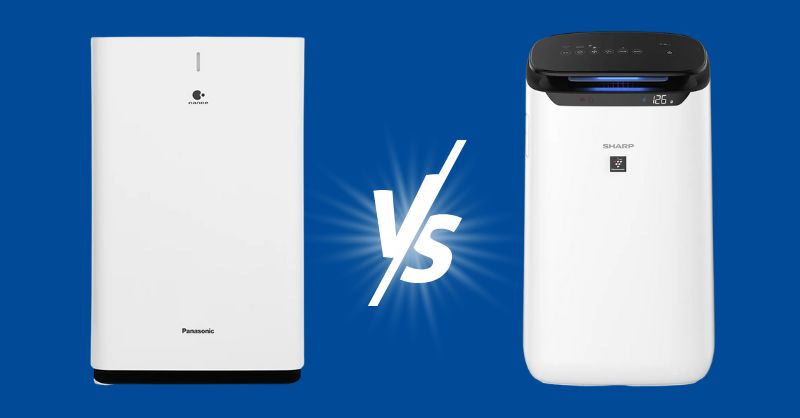 So s&aacute;nh m&aacute;y lọc kh&ocirc;ng kh&iacute; Sharp v&agrave; Panasonic