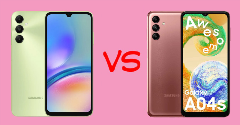 So sánh Galaxy A05s và A04s: Chiếc Smartphone vượt trội hơn là đâu?