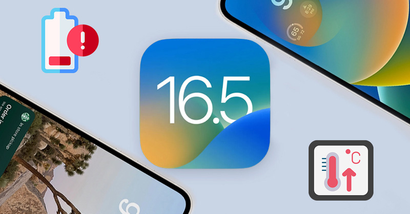 Giải quyết tình trạng iOS 16.5 bị nóng máy hiệu quả