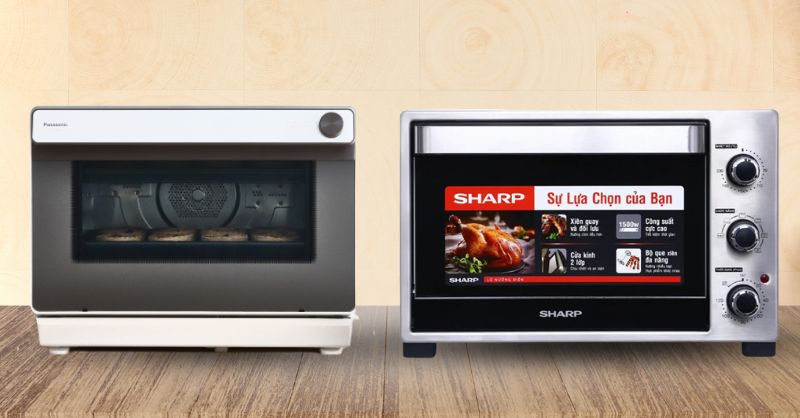 So sánh lò nướng Panasonic và Sharp, xem loại nào đáng mua?