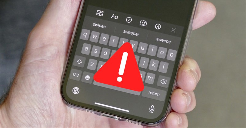 Bàn phím iPhone không hiển thị thì nên xử lý như thế nào?