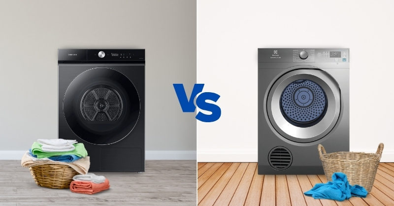 So sánh máy sấy Samsung và Electrolux: Nên chọn loại nào?